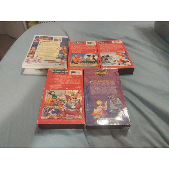 Disney Classic Cartoons Lot Of 5 VHS - Donald Duck, Mickey Mouse, Melody Time - Picture 2 of 7